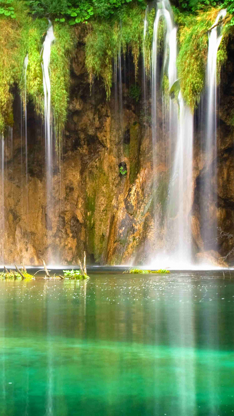 Cascade, Corps de L'eau, Paysage Naturel, Les Ressources en Eau, Nature. Wallpaper in 750x1334 Resolution