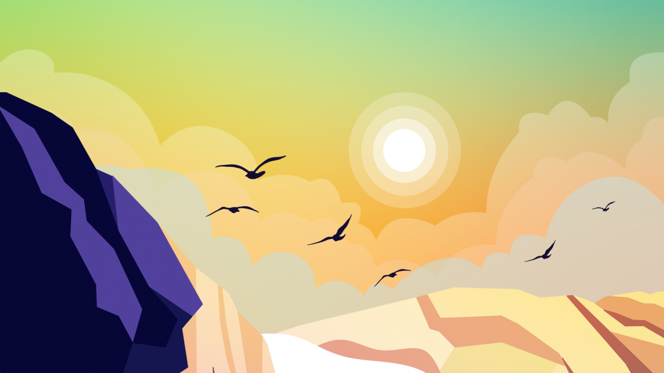 L'écorégion, Paysage Naturel, Environnement Naturel, Corps de L'eau, Lever. Wallpaper in 1366x768 Resolution