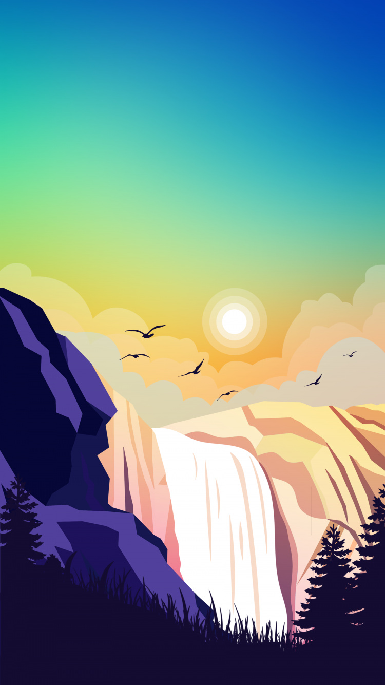 L'écorégion, Paysage Naturel, Environnement Naturel, Corps de L'eau, Lever. Wallpaper in 750x1334 Resolution