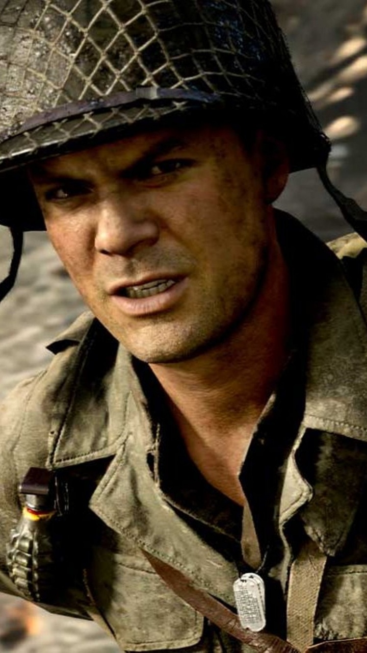 Call of Duty WWII, Multiplayer-video-Spiel, Soldat, Armee, Militär. Wallpaper in 720x1280 Resolution