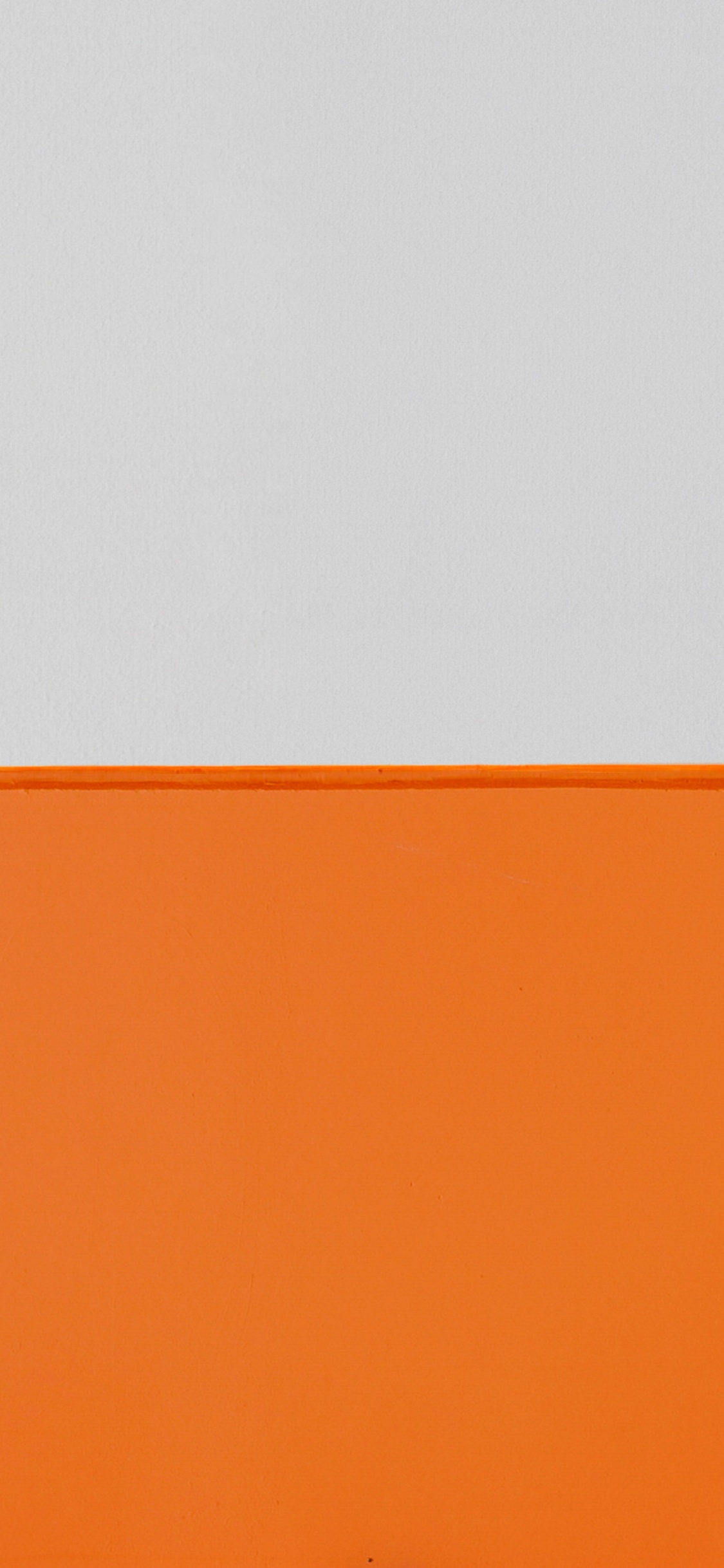 Orange and White Painted Wall. Wallpaper in 1125x2436 Resolution