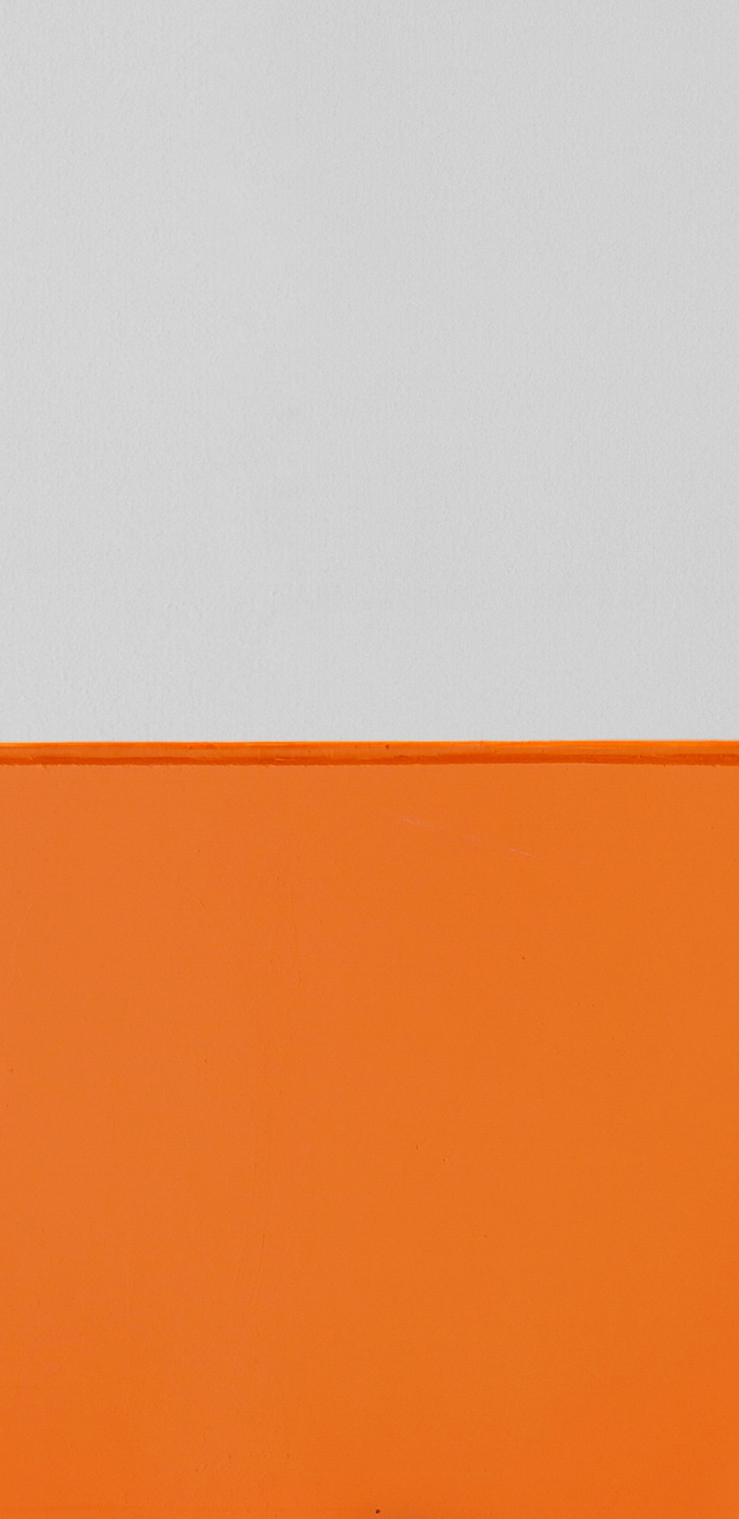 Orange and White Painted Wall. Wallpaper in 1440x2960 Resolution
