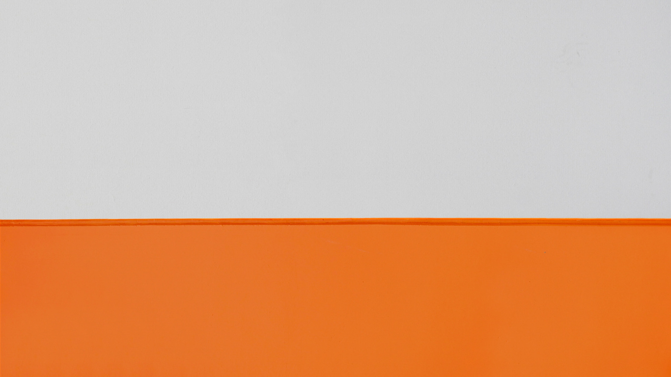 Orange Und Weiß Gestrichene Wand. Wallpaper in 1366x768 Resolution