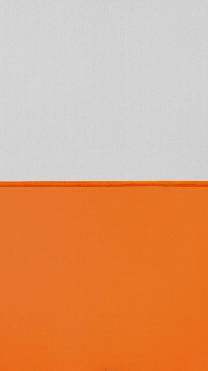 Orange Und Weiß Gestrichene Wand. Wallpaper in 720x1280 Resolution