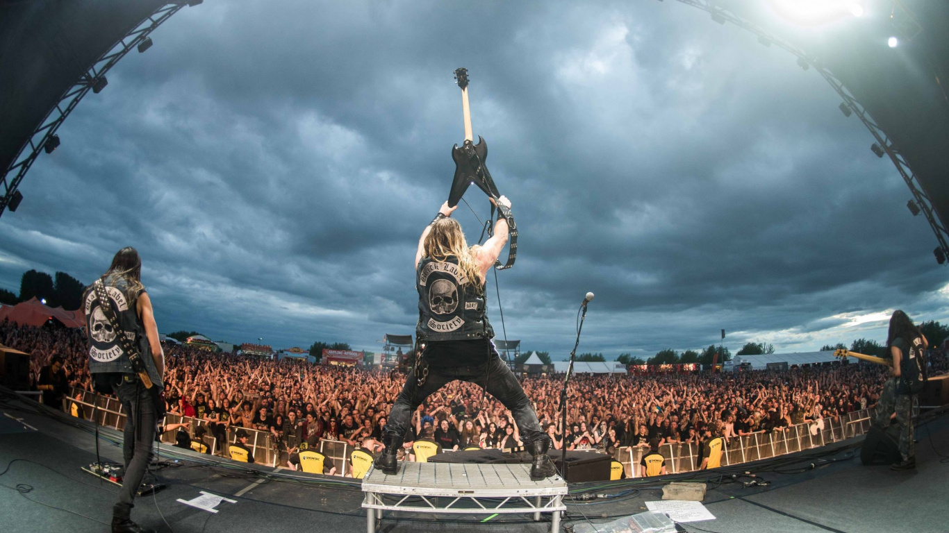 le Heavy Metal, Black Label Society, Guitare, Bloodstock en Plein Air, Performance. Wallpaper in 1366x768 Resolution