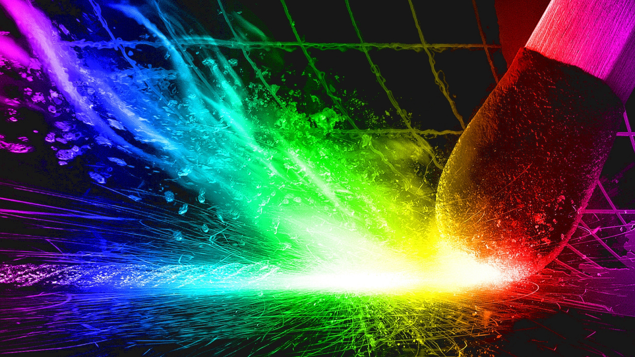 Green and Blue Light Digital Wallpaper. Wallpaper in 1280x720 Resolution