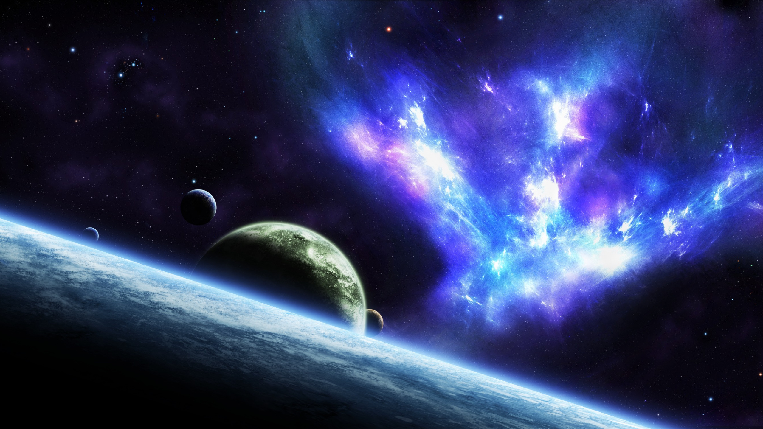 这个星球, 外层空间, 气氛, 天文学对象, 宇宙 壁纸 2560x1440 允许