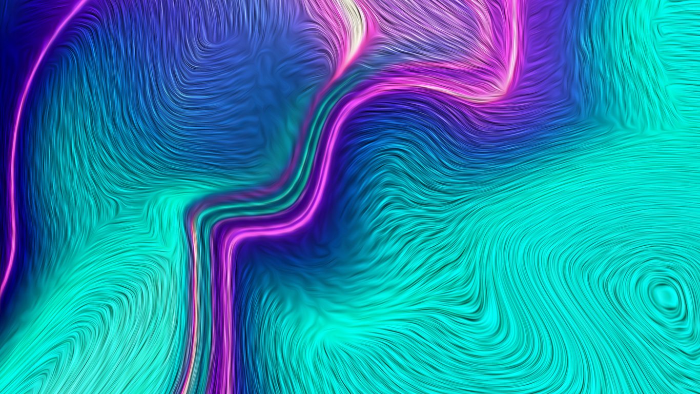 Fractal Art, Colorfulness, Light, Purple, Pink. Wallpaper in 1366x768 Resolution