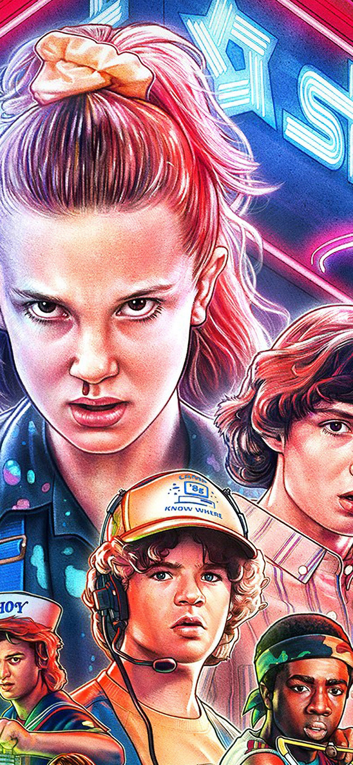 Woman in Green and Brown Dress Holding Flowers Painting. Wallpaper in 1125x2436 Resolution