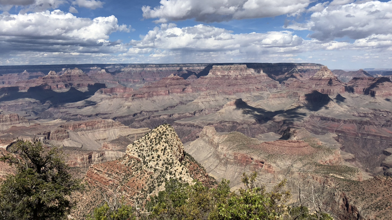Grand Canyon National Park, Grand Canyon Village, Cloud, Plant Community, Landscape. Wallpaper in 1280x720 Resolution