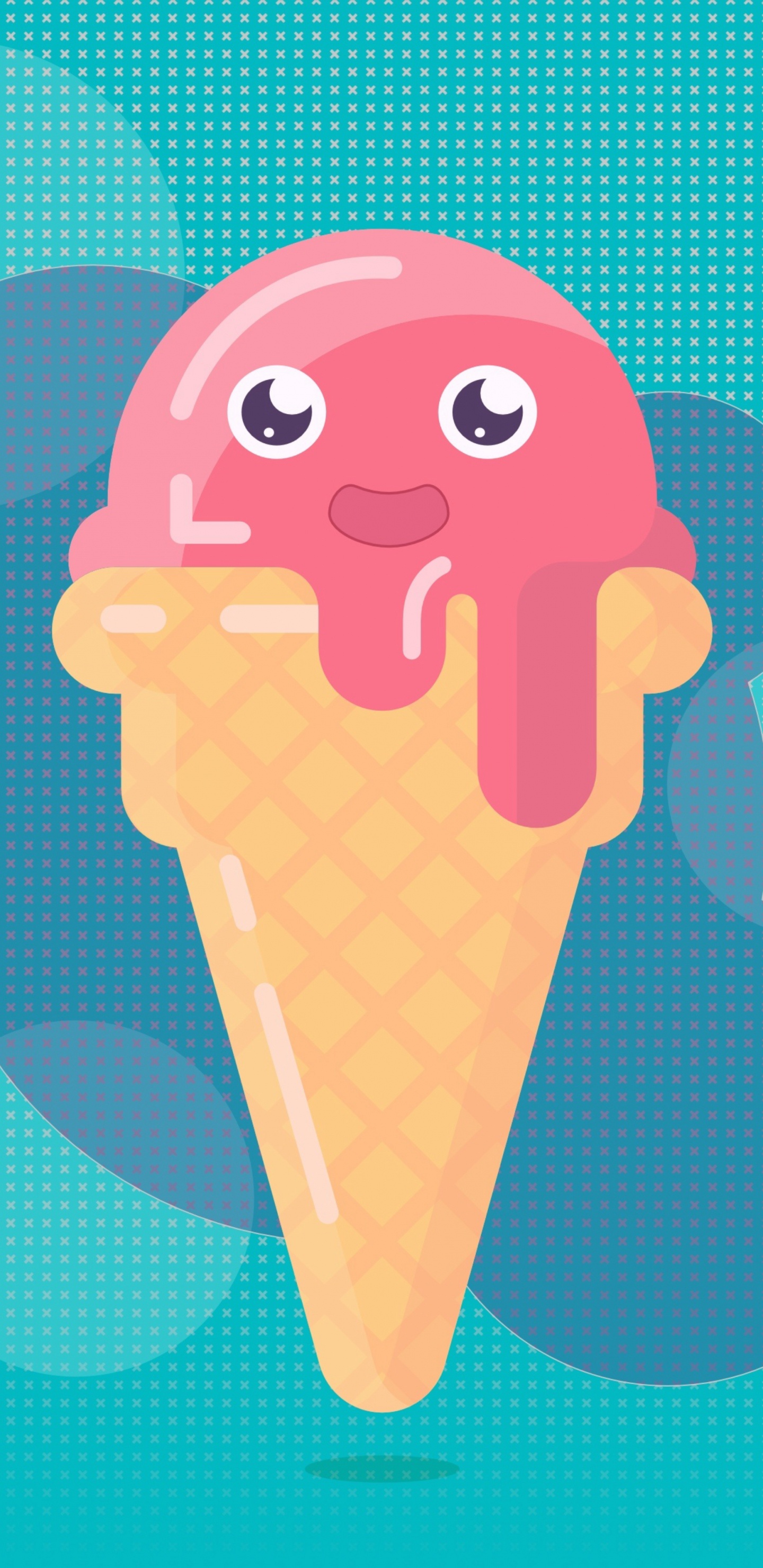 Glace Verte et Brune. Wallpaper in 1440x2960 Resolution