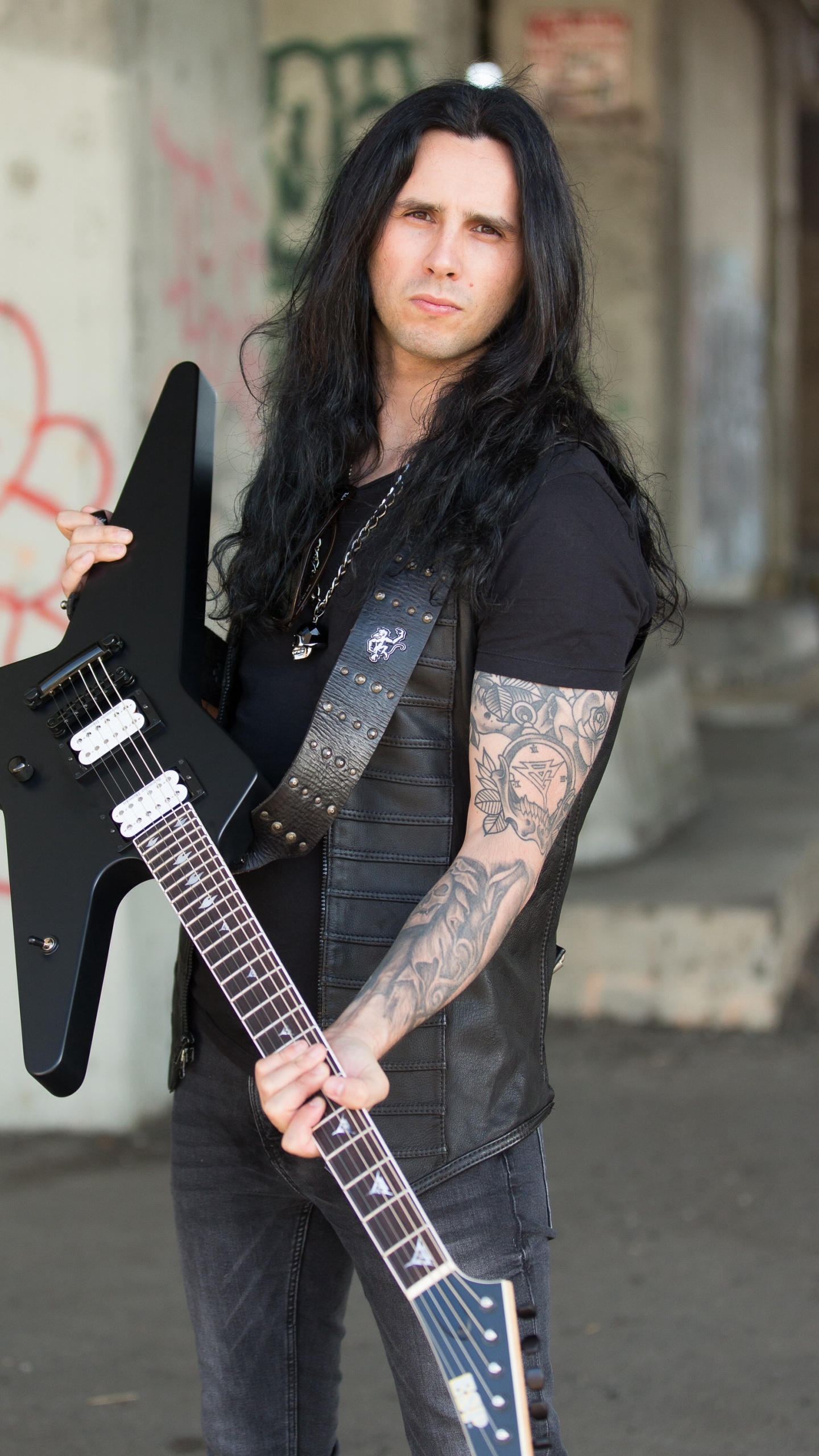 Heavy Metal, Guitar, Musical Instrument, String Instrument, Musician. Wallpaper in 1440x2560 Resolution