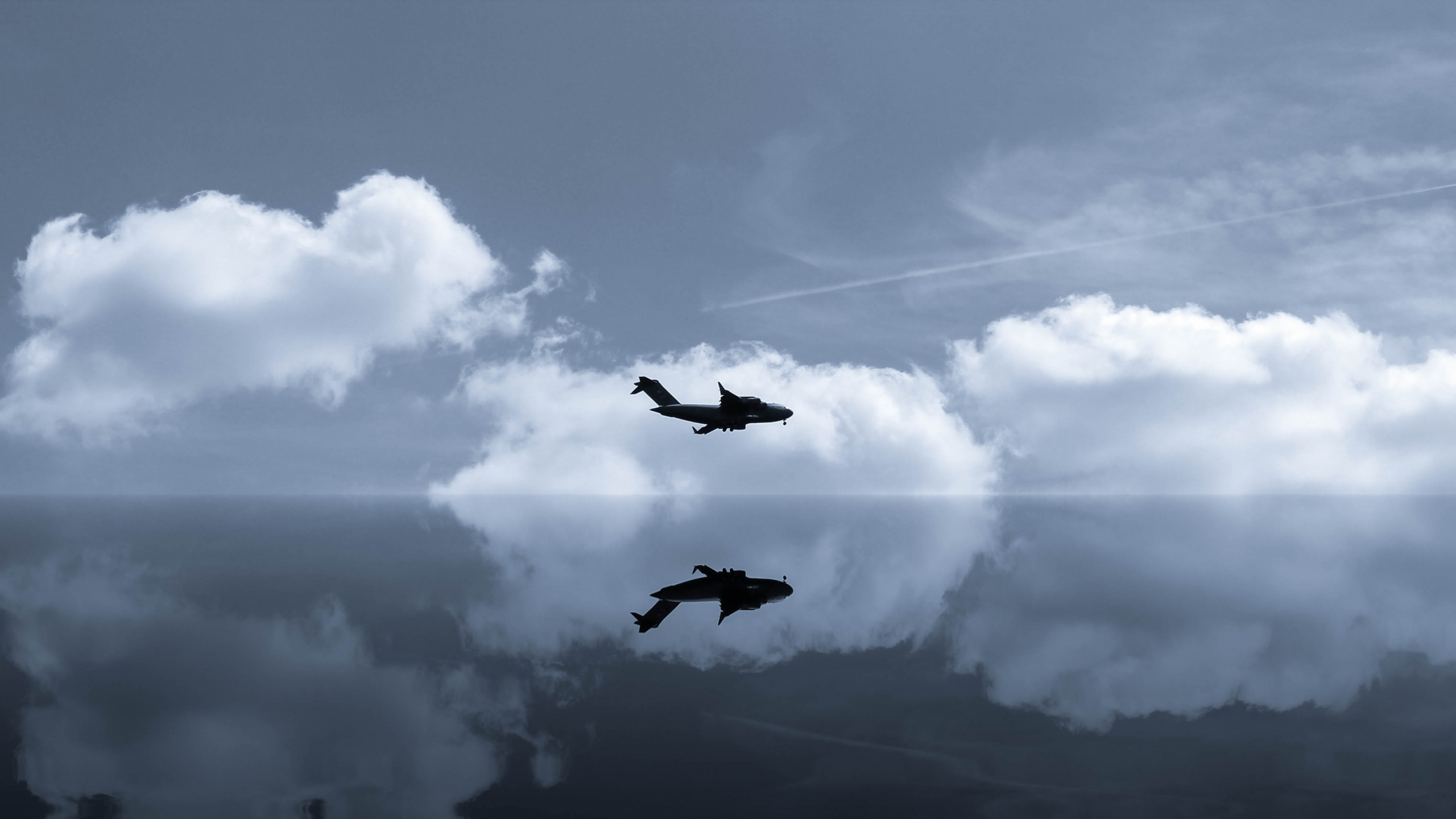 航班, 气氛, 空中运动, 翼, 空军 壁纸 2560x1440 允许