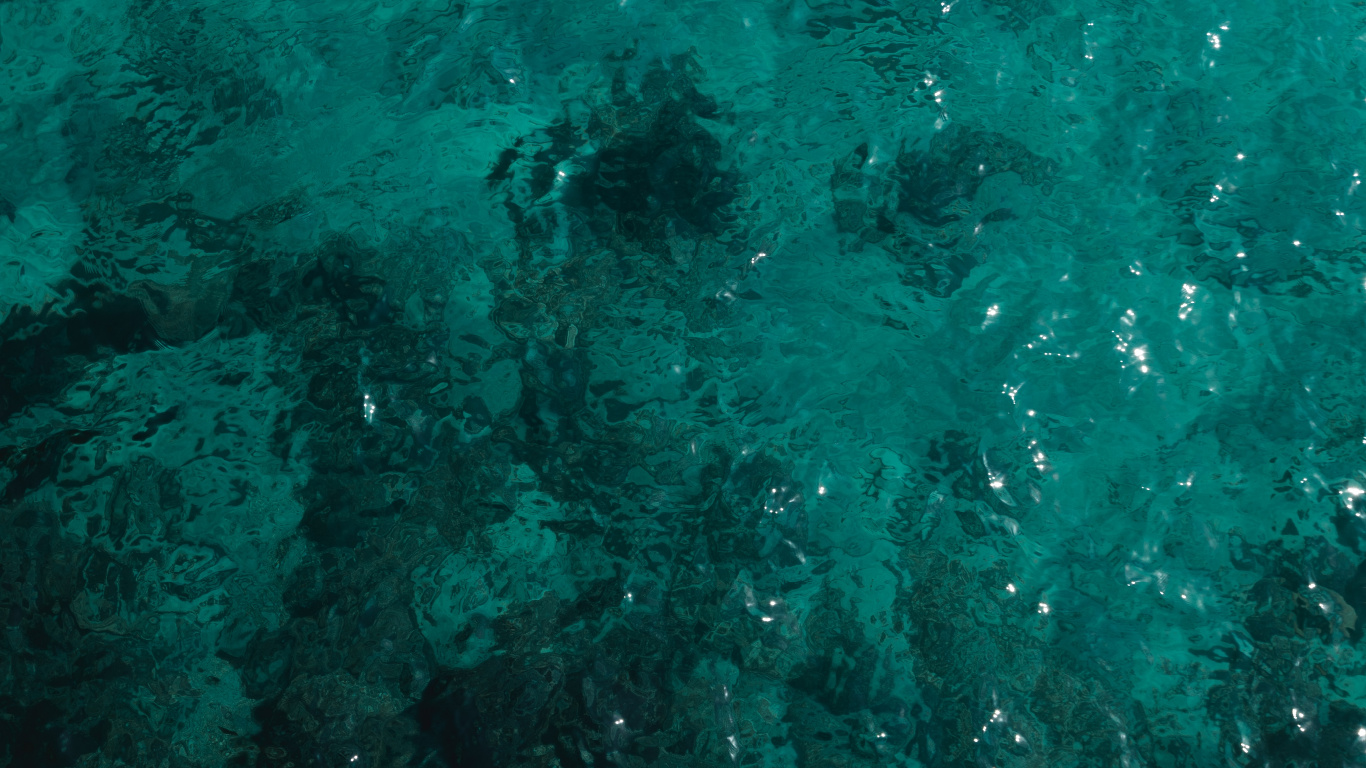 Türkis, Gr, Teal, Aqua, Blau. Wallpaper in 1366x768 Resolution