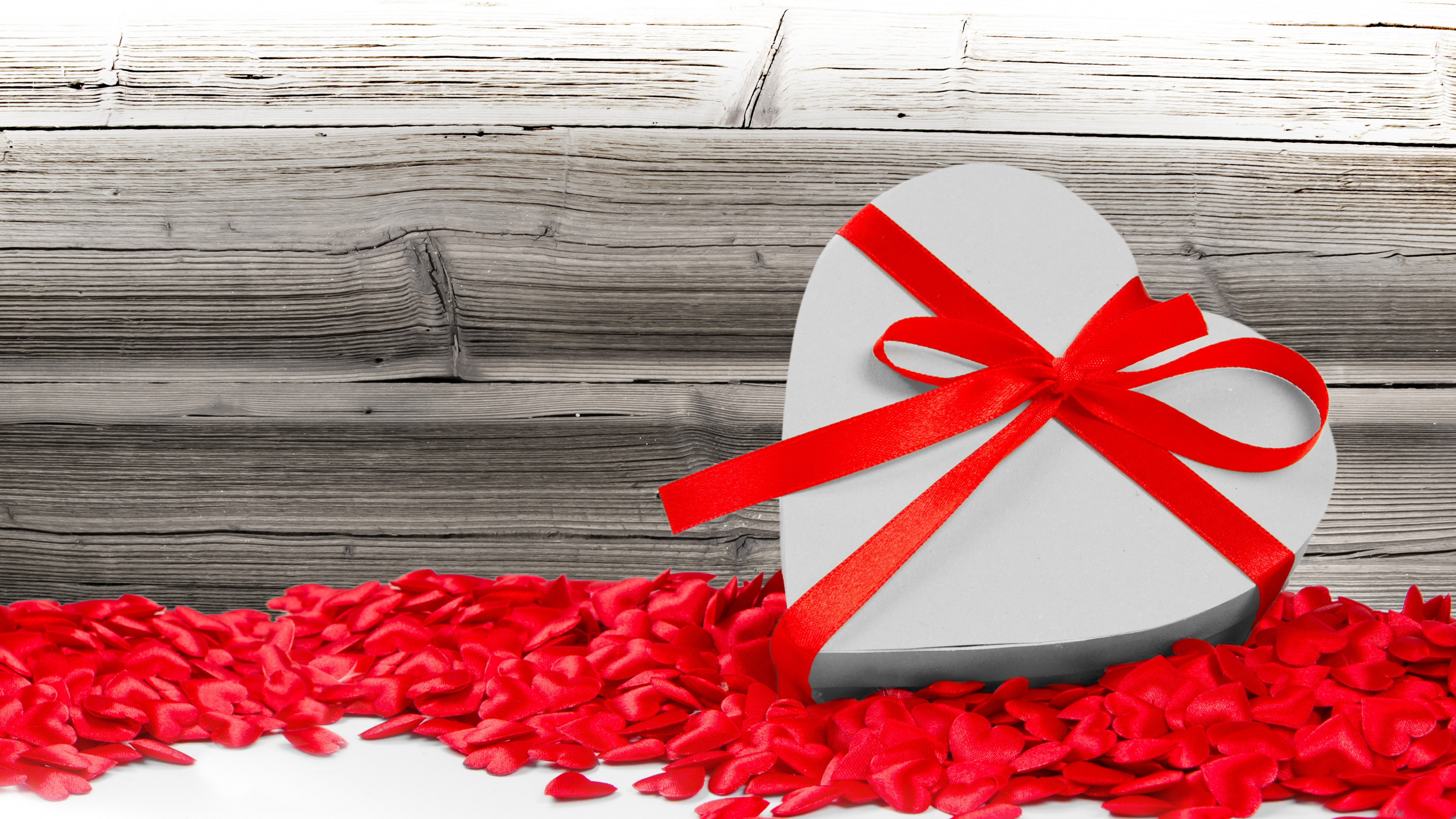 el Día de San Valentín, Coraz, Rojo, Amor, Regalo. Wallpaper in 3840x2160 Resolution