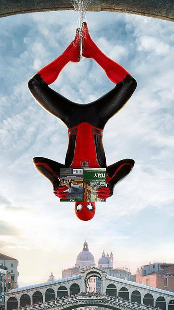 Cartel de Spiderman Lejos de Casa, Spider-man, Cartel, Superhéroe, Marvel Studios. Wallpaper in 720x1280 Resolution