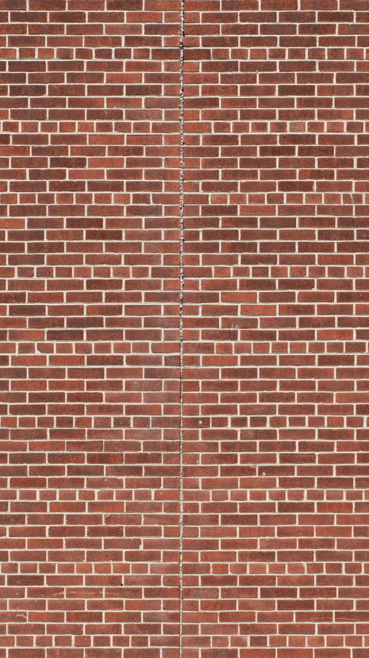 Pared de Ladrillo Marrón y Negro. Wallpaper in 750x1334 Resolution