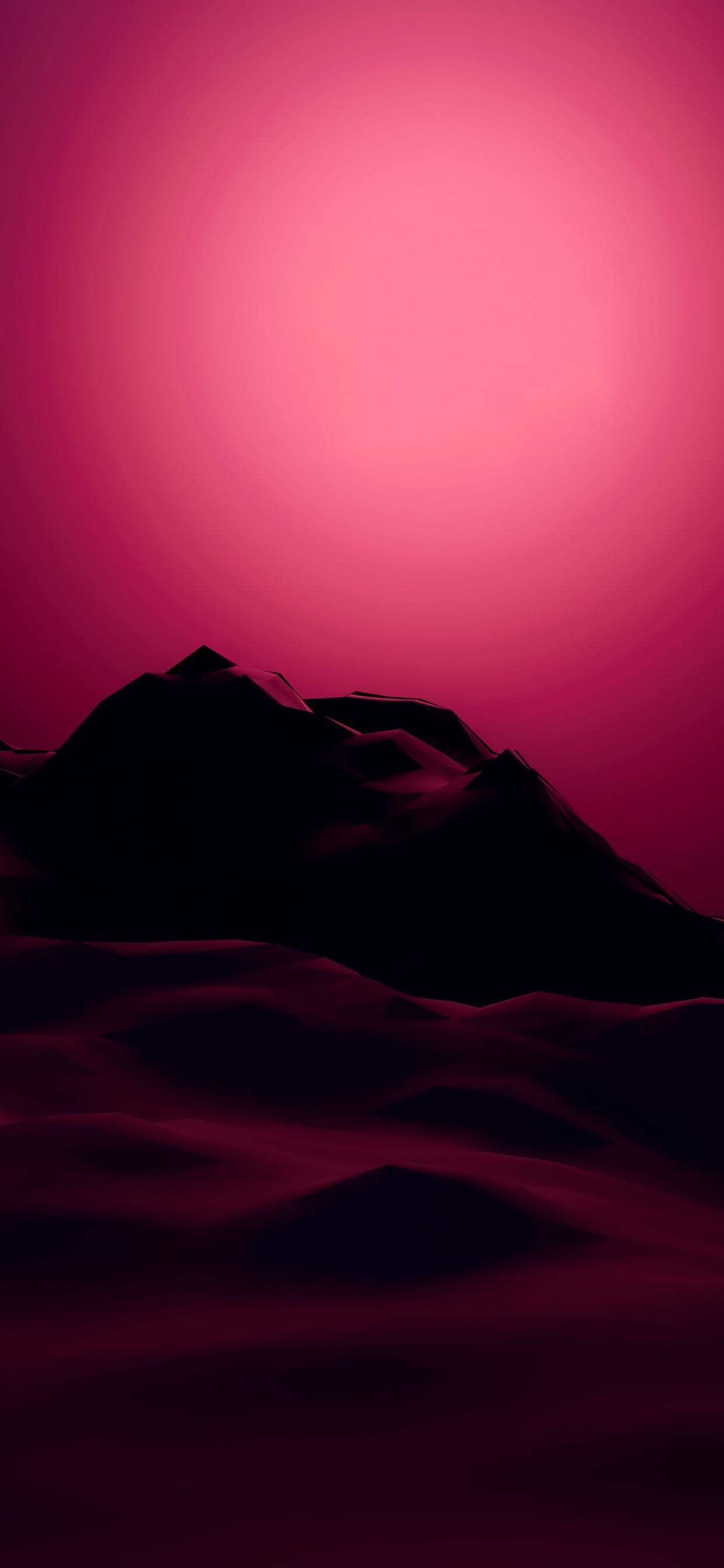 Ambiente, Morado, Afterglow, Pendiente, Paisaje Natural. Wallpaper in 1242x2688 Resolution