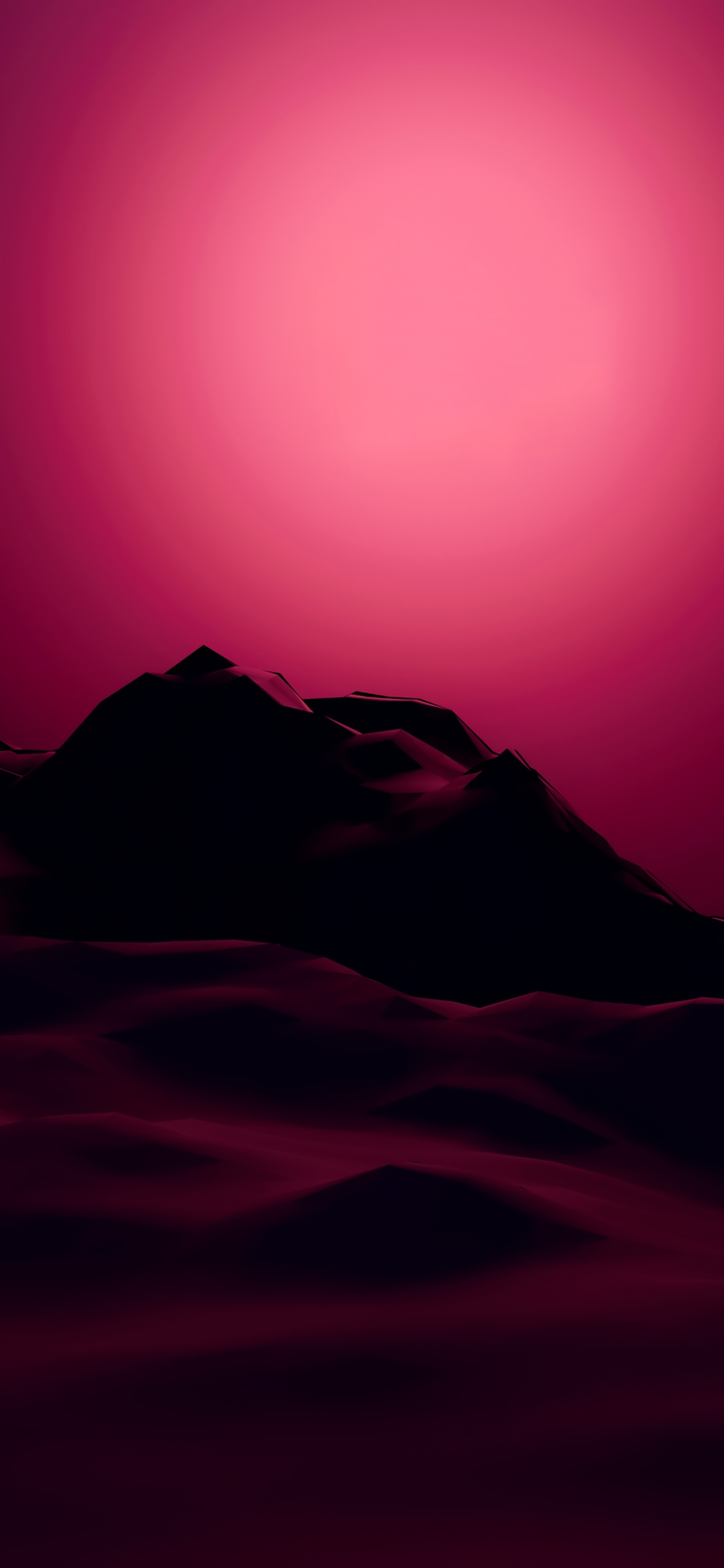 Atmosphere, Purple, Afterglow, Slope, Natural Landscape. Wallpaper in 1125x2436 Resolution