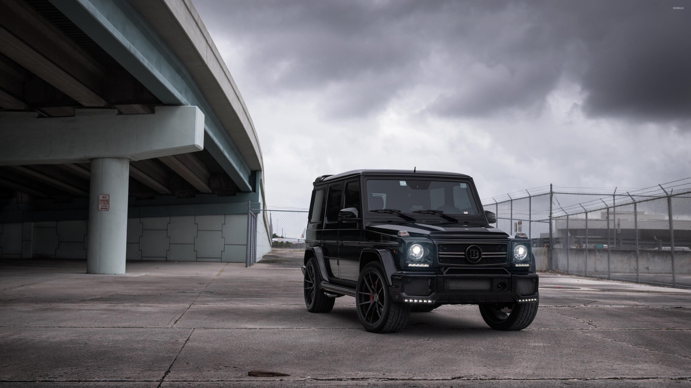 Black Jeep Wrangler Parked Beside Blue and White House Under White Clouds and Blue Sky During. Wallpaper in 1366x768 Resolution