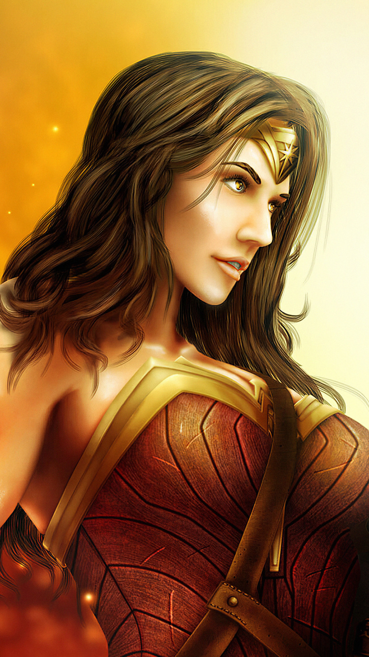 Woman in Brown Sleeveless Dress. Wallpaper in 750x1334 Resolution