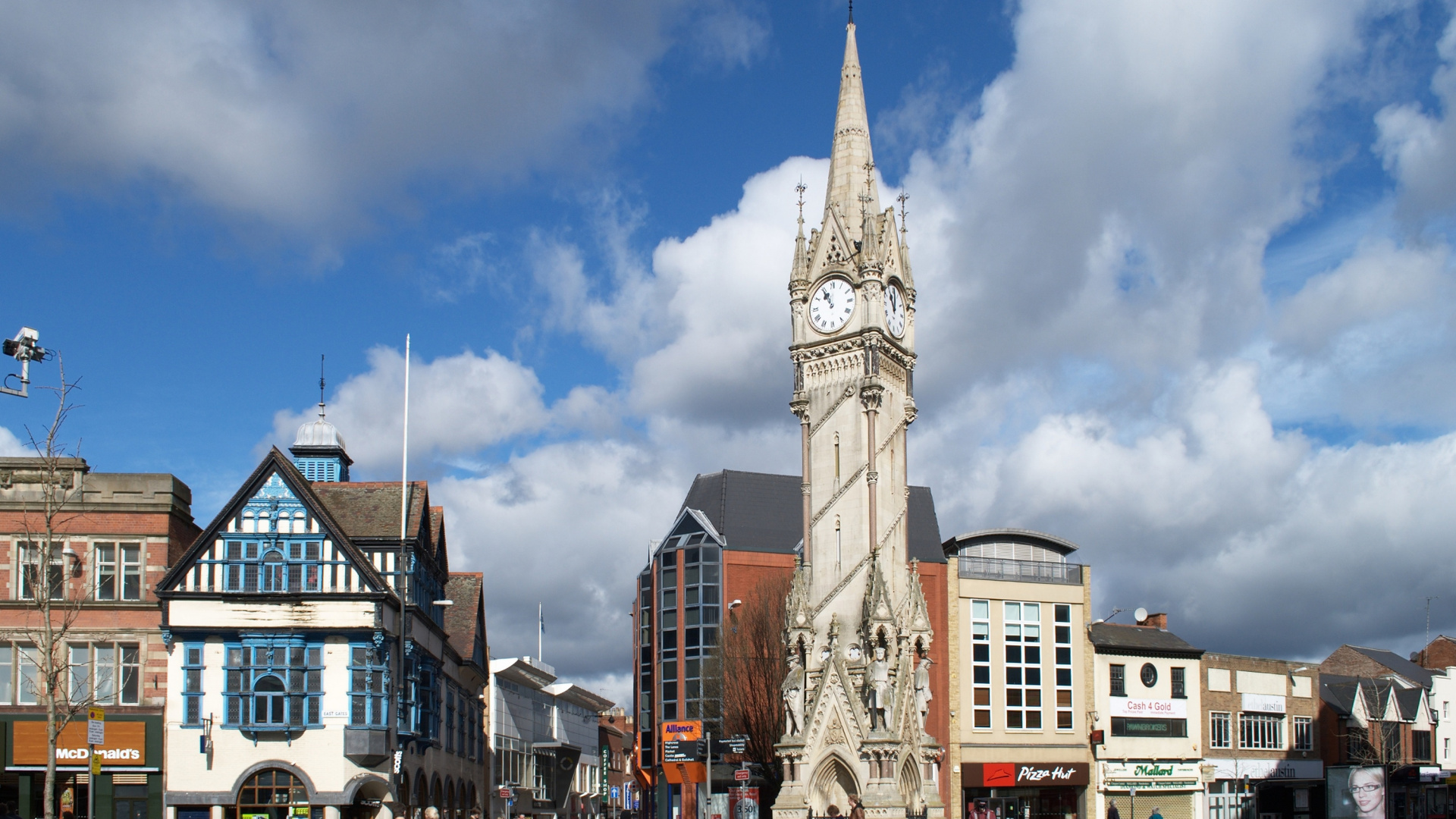 钟楼, 里程碑, 城市, 一天, 大都会 壁纸 1920x1080 允许