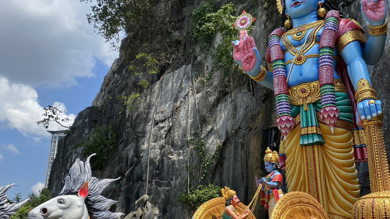 Malaysia, Hindu Temple, Tourism, Tourist Attraction, Temple. Wallpaper in 1280x720 Resolution