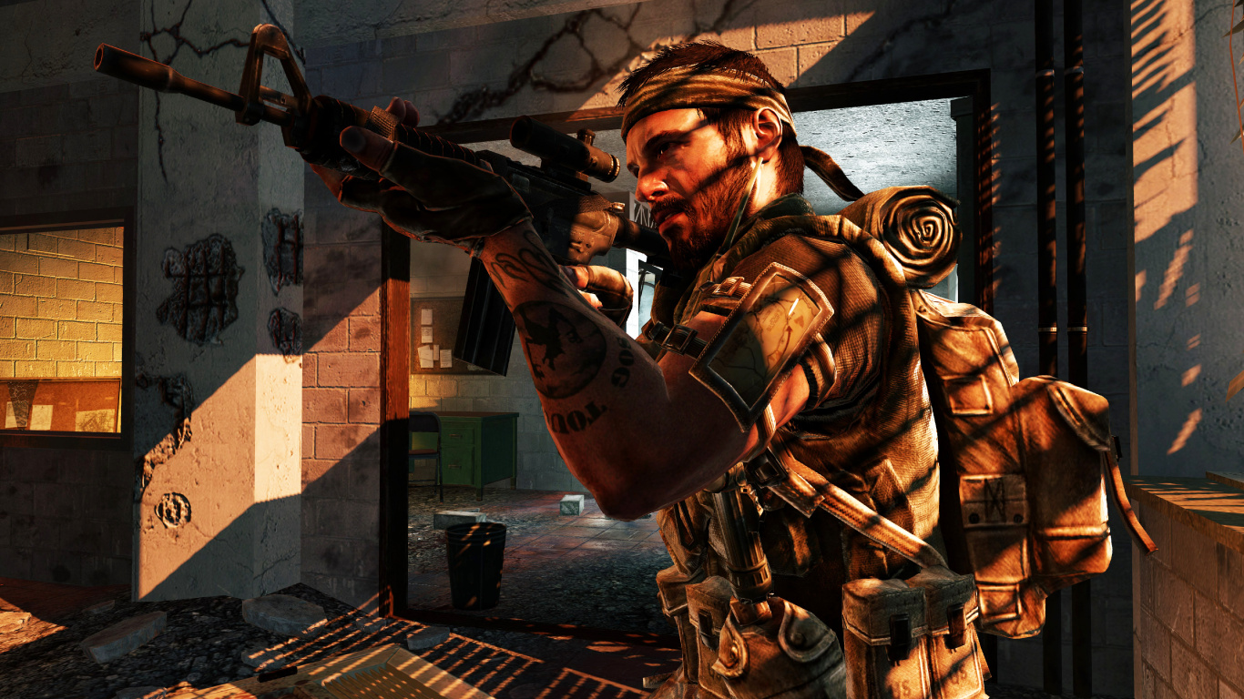 Call of Duty Black Ops Ii, Call of Duty Modern Warfare 2, Xbox 360, Playstation 3, Treyarch. Wallpaper in 1366x768 Resolution