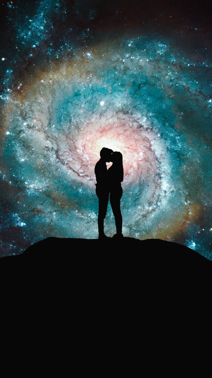 Symphony of Love, Darkness, Space, Astronomical Object, Art. Wallpaper in 720x1280 Resolution