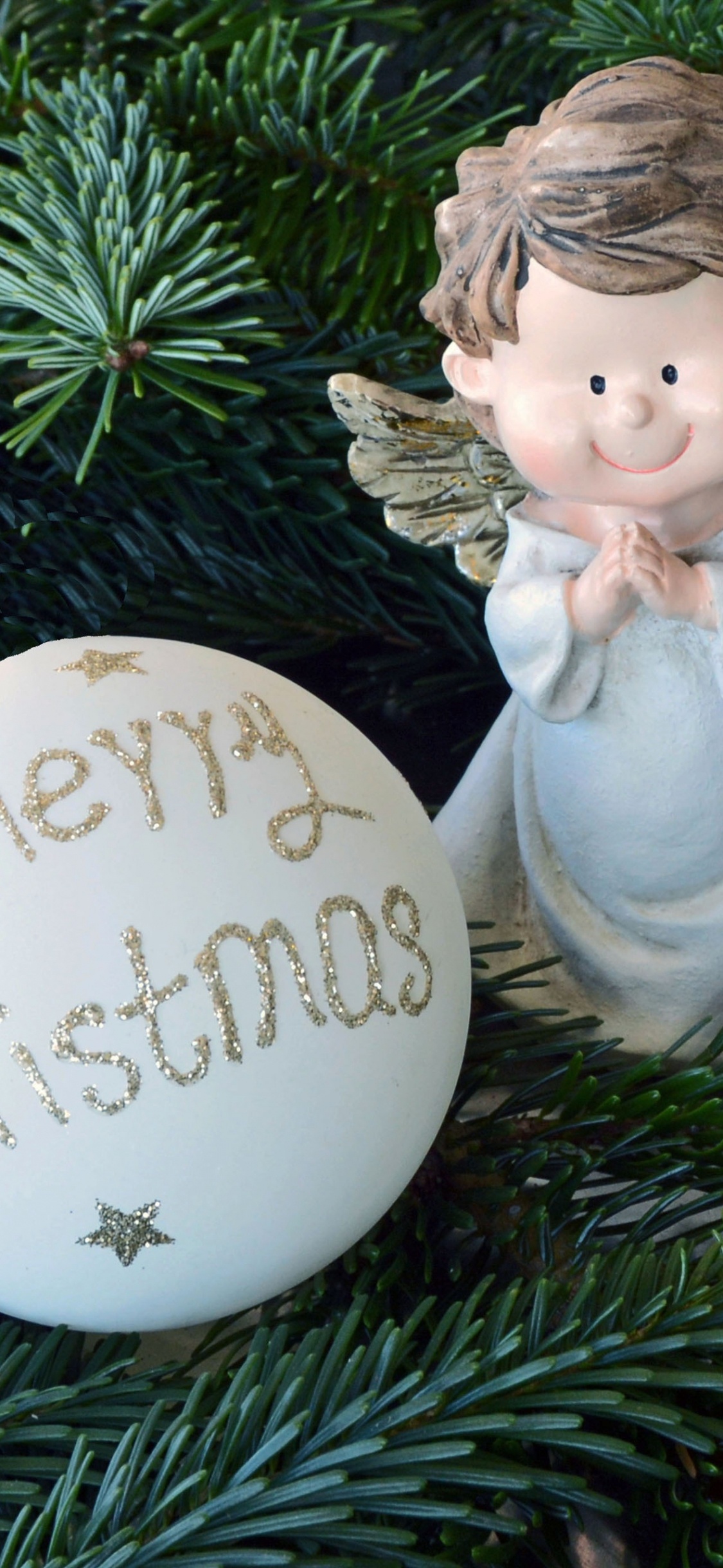 Weihnachten, Weihnachtsdekoration, Neujahr, Christmas Ornament, Verzierung. Wallpaper in 1125x2436 Resolution