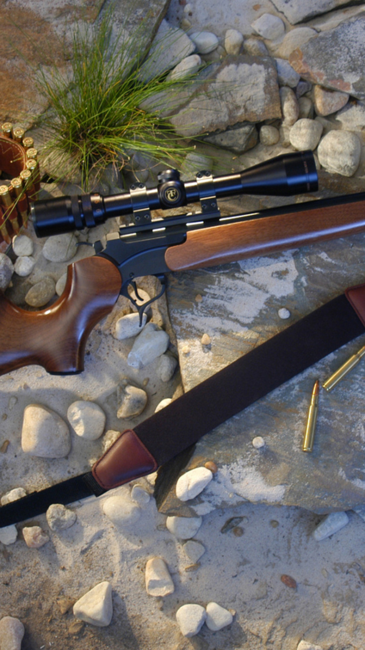 Rifle, Gun, Air Gun, Shotgun, Airsoft Gun. Wallpaper in 750x1334 Resolution