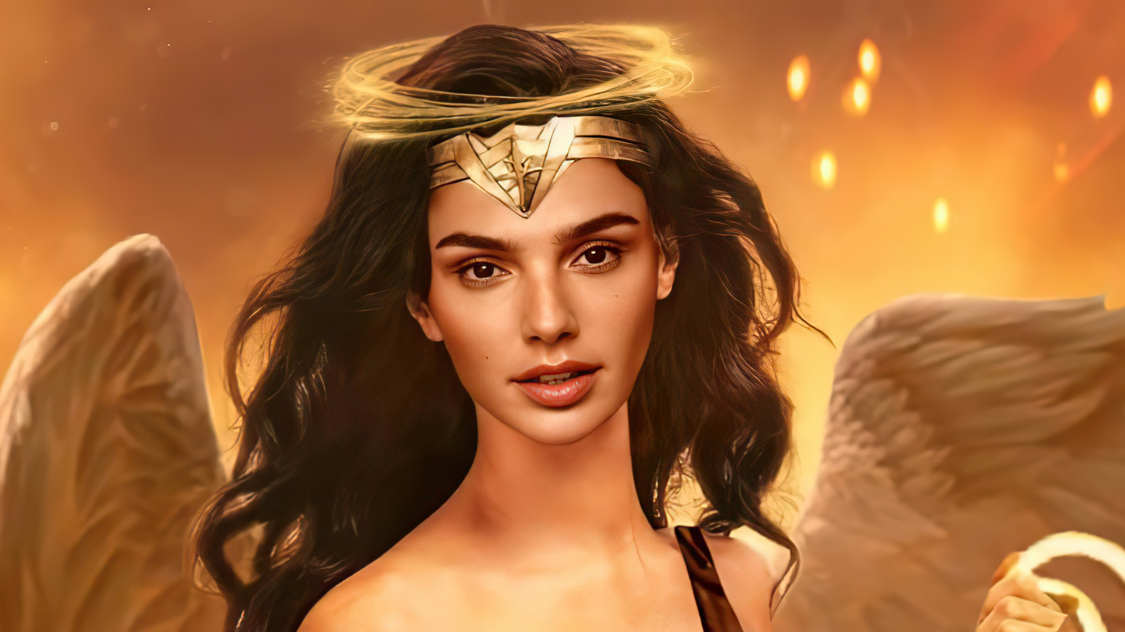 Beauty, Gal Gadot, Wonder Woman, Skin, Lip. Wallpaper in 3840x2160 Resolution
