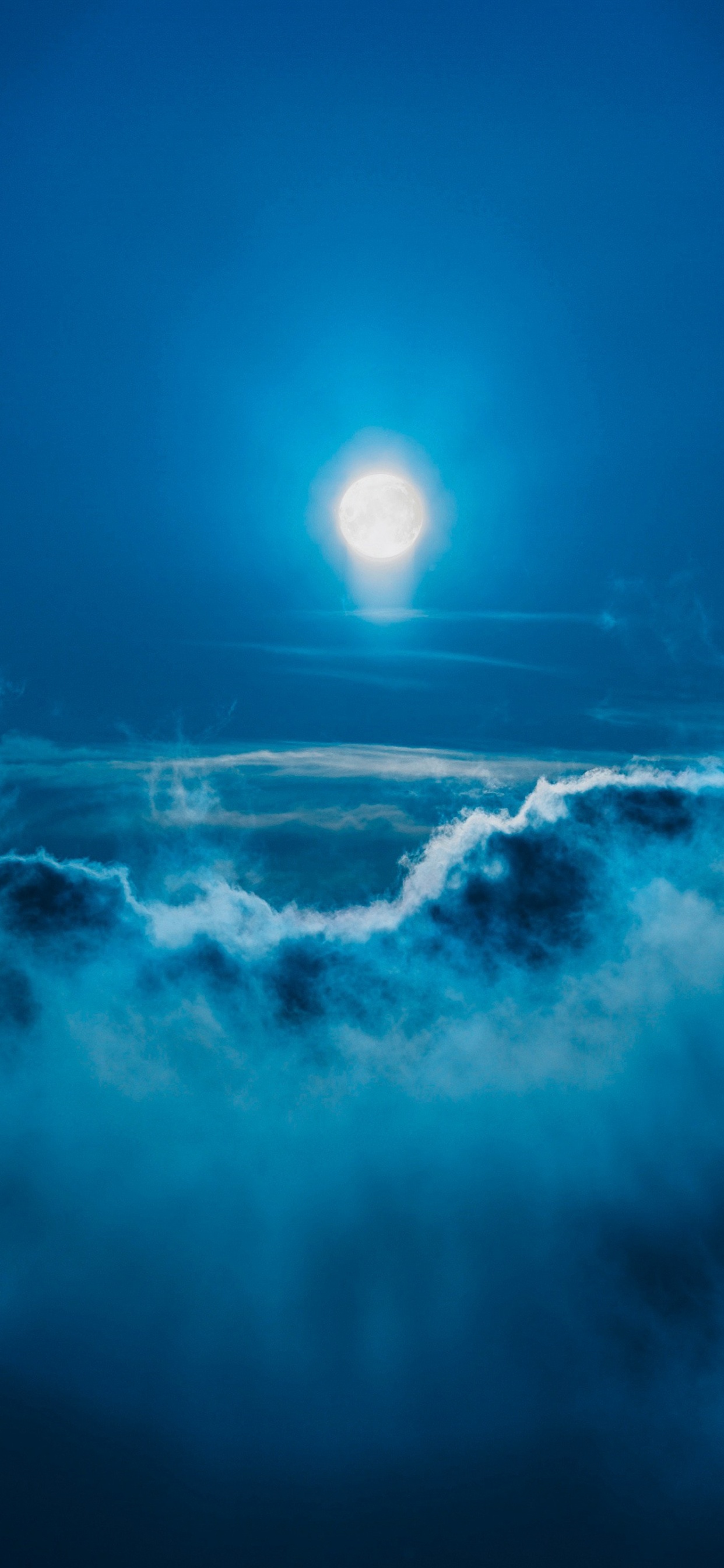 Clair de Lune, L'éclipse de Lune, Lumière, Pleine Lune, Atmosphère. Wallpaper in 1242x2688 Resolution