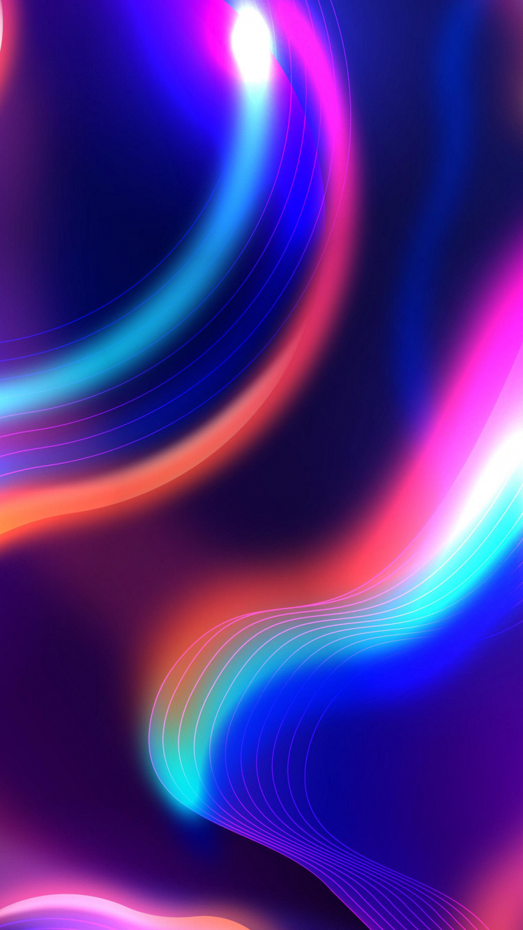Licht, Farbigkeit, Blau, Electric Blue, Purpur. Wallpaper in 750x1334 Resolution
