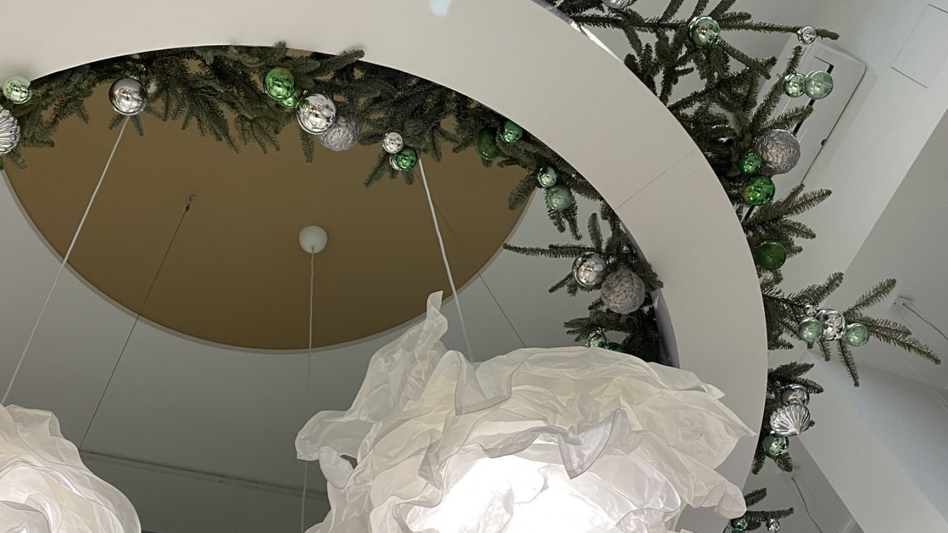 Blumenmuster, Innenarchitektur, Weihnachtsdekoration, Verzierung, Kreis. Wallpaper in 1366x768 Resolution