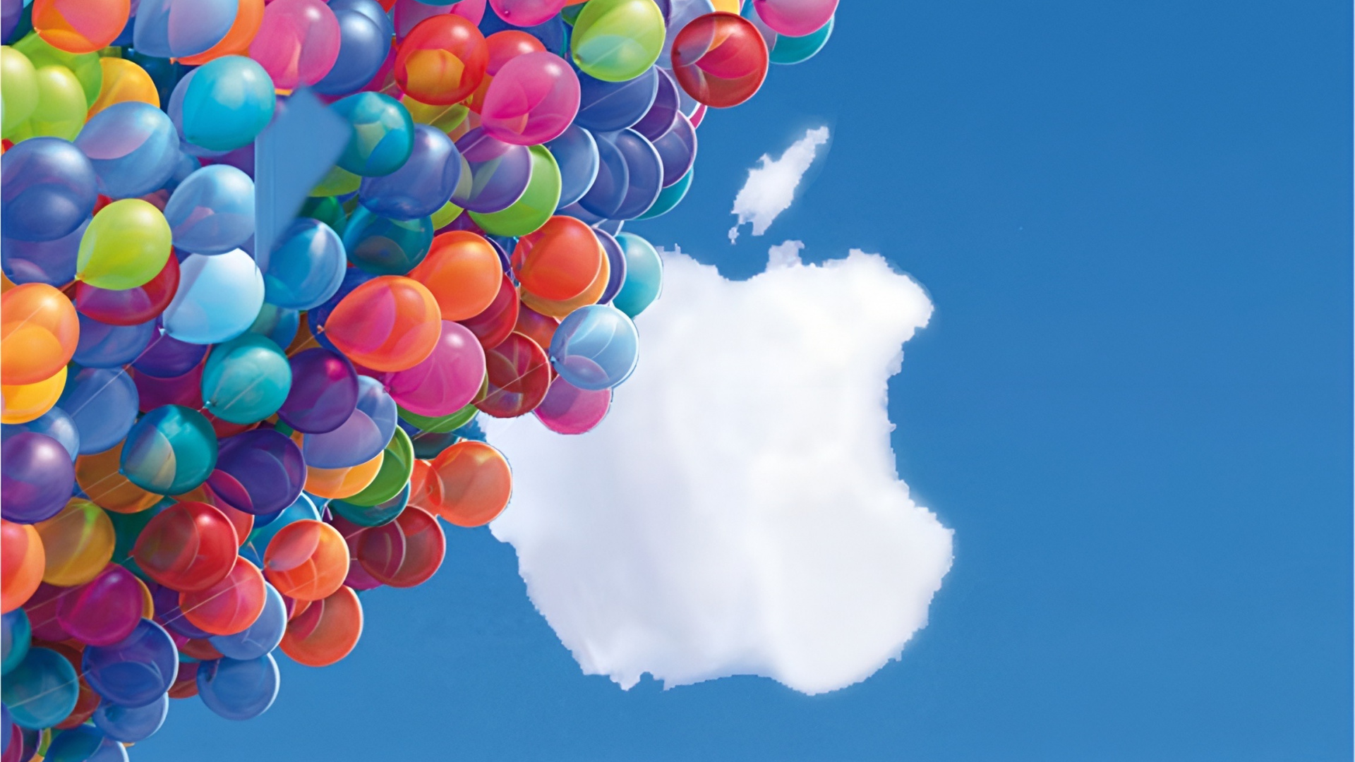 Äpfeln, Ios, Pixar, Cloud, Ballon. Wallpaper in 1920x1080 Resolution
