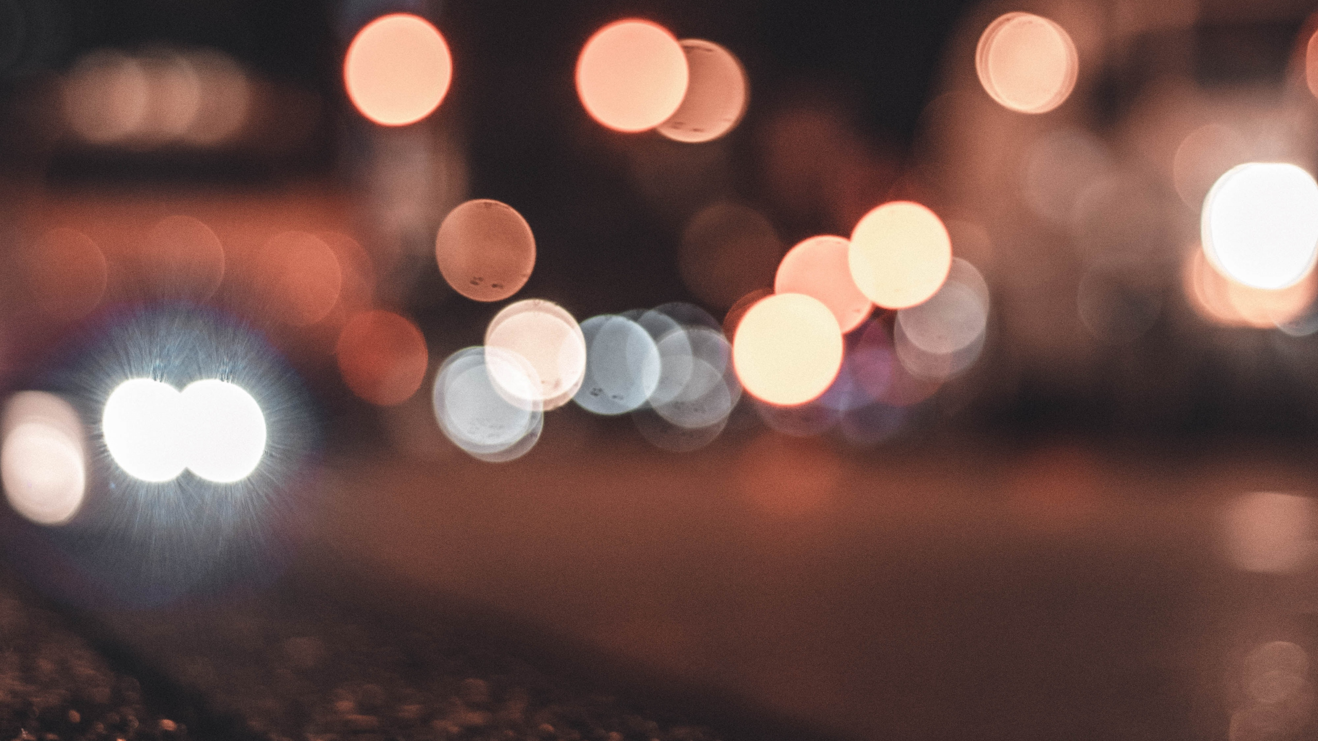 Bokeh Photography of City Lights During Night Time. Wallpaper in 2560x1440 Resolution