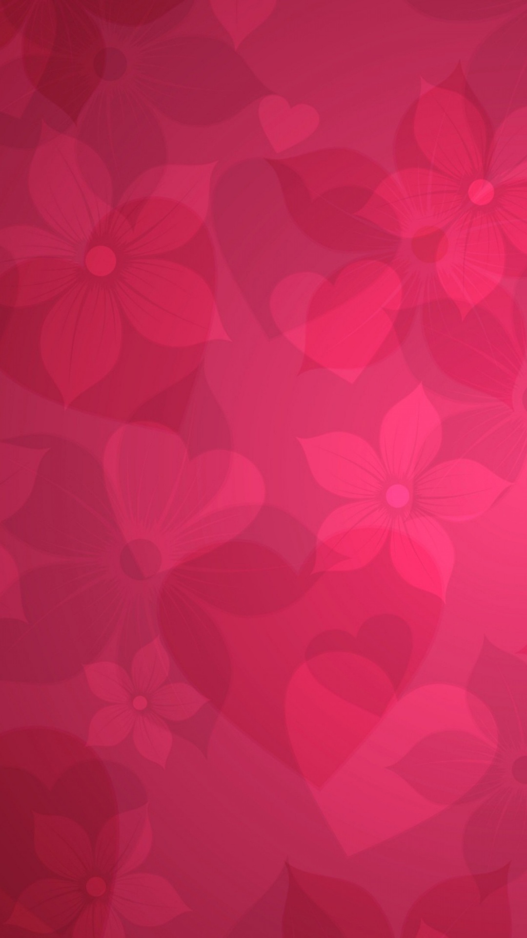 Red and White Floral Textile. Wallpaper in 1080x1920 Resolution