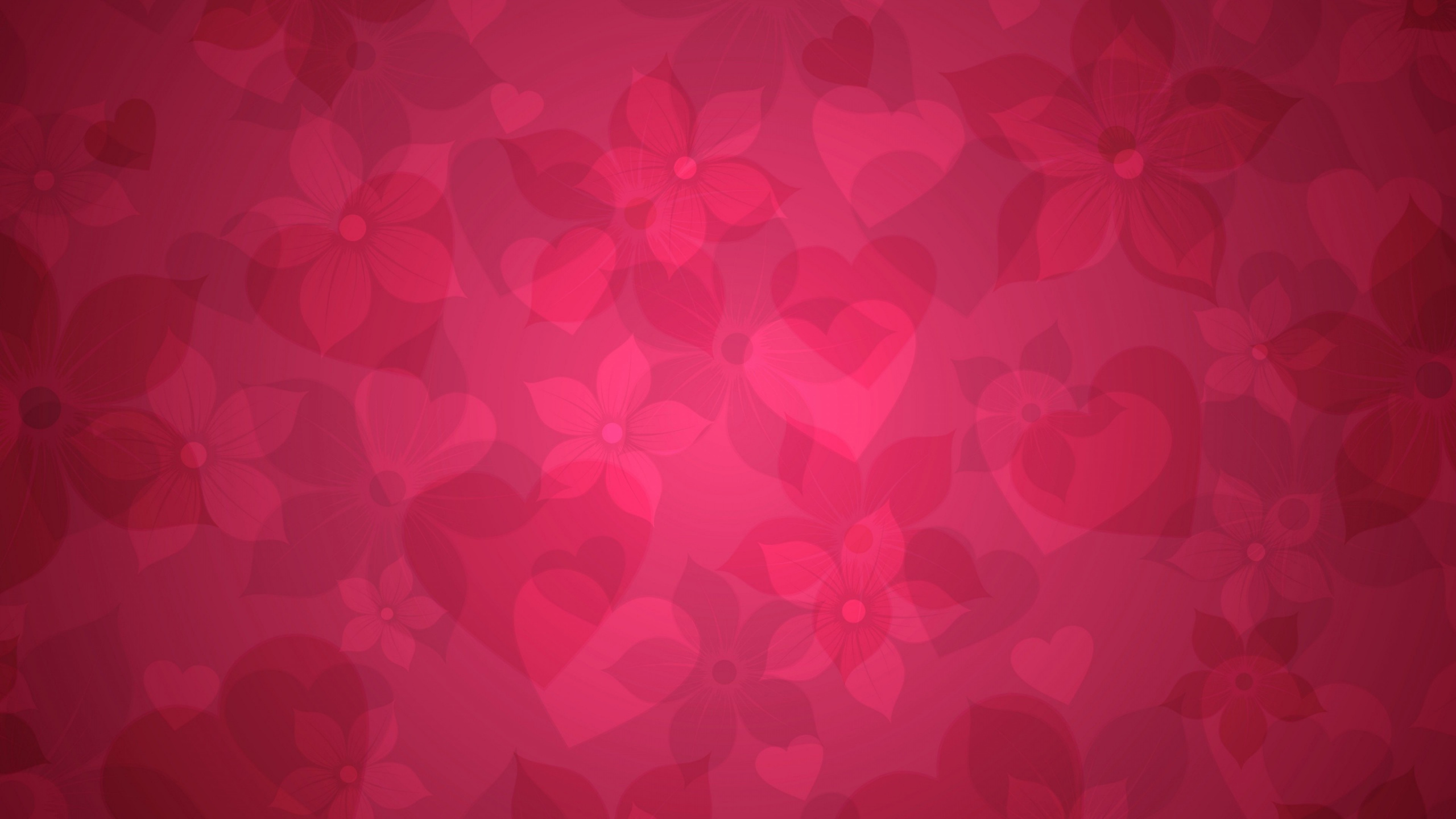 Red and White Floral Textile. Wallpaper in 2560x1440 Resolution