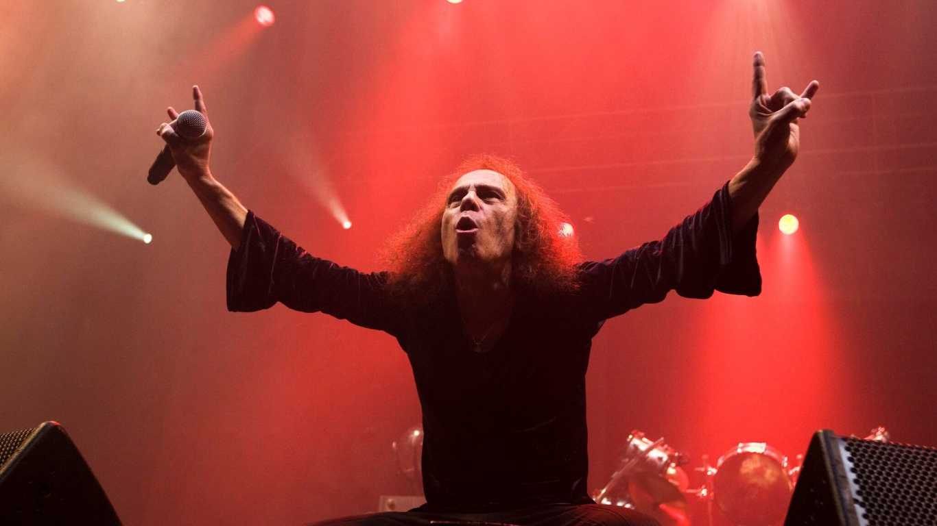 Ronnie James Dio, Dio, Black Sabbath, le Heavy Metal, Hard Rock. Wallpaper in 1366x768 Resolution