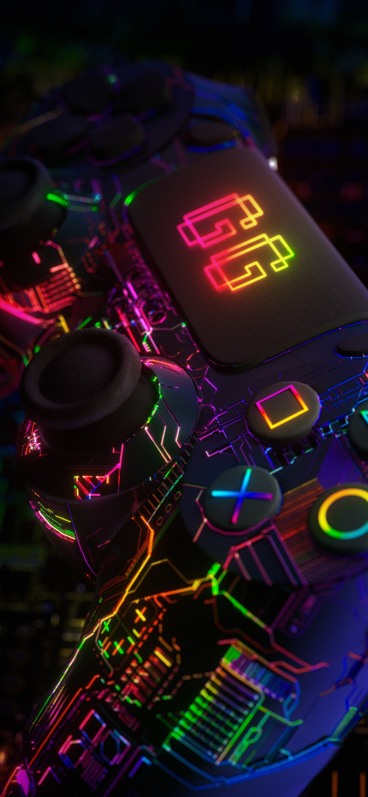 Gamer, Purple, Electronic Instrument, Music, Entertainment. Wallpaper in 1242x2688 Resolution