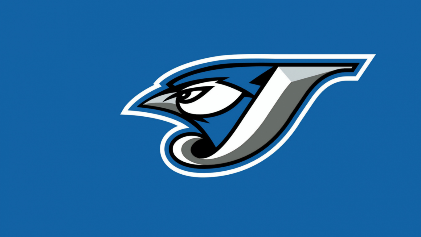 Blue and White Bird Logo. Wallpaper in 1366x768 Resolution