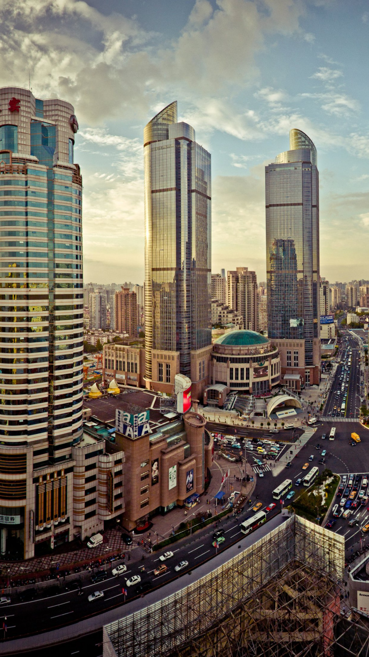 City Buildings Under Blue Sky During Daytime. Wallpaper in 750x1334 Resolution