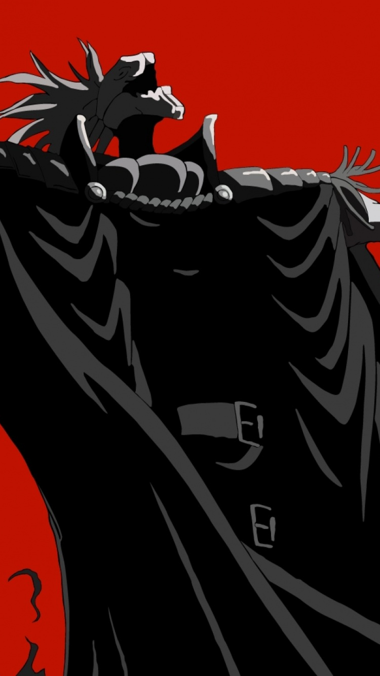 Ilustración de Dragón Blanco y Negro. Wallpaper in 750x1334 Resolution