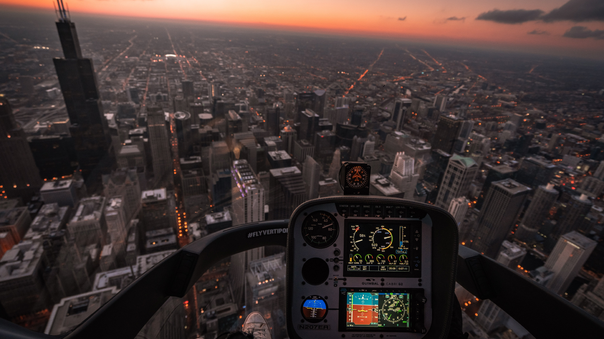 Aerial View of City Buildings During Daytime. Wallpaper in 1920x1080 Resolution