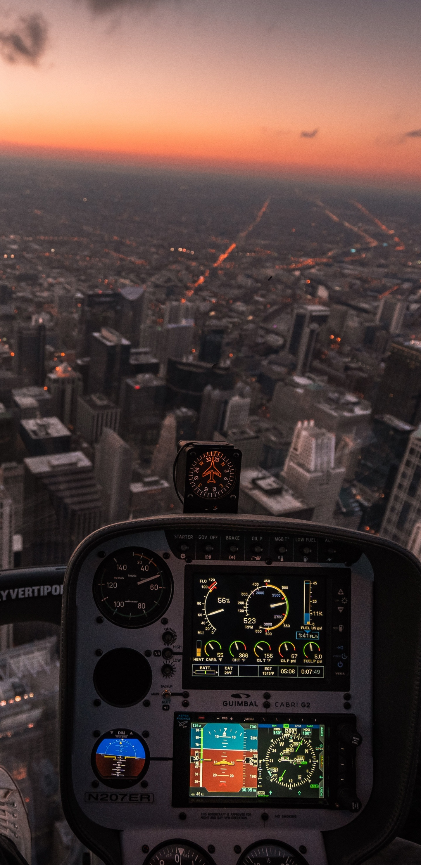 Vue Aérienne Des Bâtiments de la Ville Pendant la Journée. Wallpaper in 1440x2960 Resolution