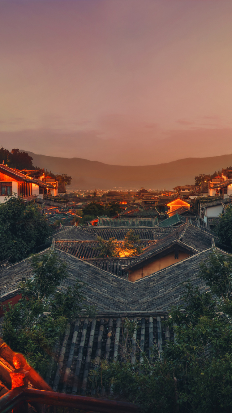 天空, 晚上, 黎明, 里程碑, 早上 壁纸 750x1334 允许