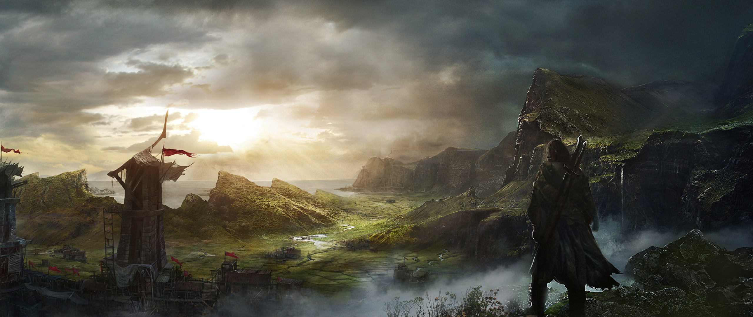 Middle Earth Wallpaper 2 by JohnnySlowhand on DeviantArt