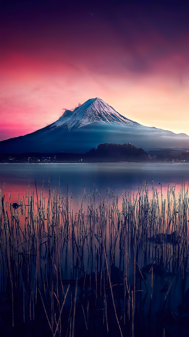 Apple, la Peinture de Paysage, IOS, Smartphone, Eau. Wallpaper in 720x1280 Resolution