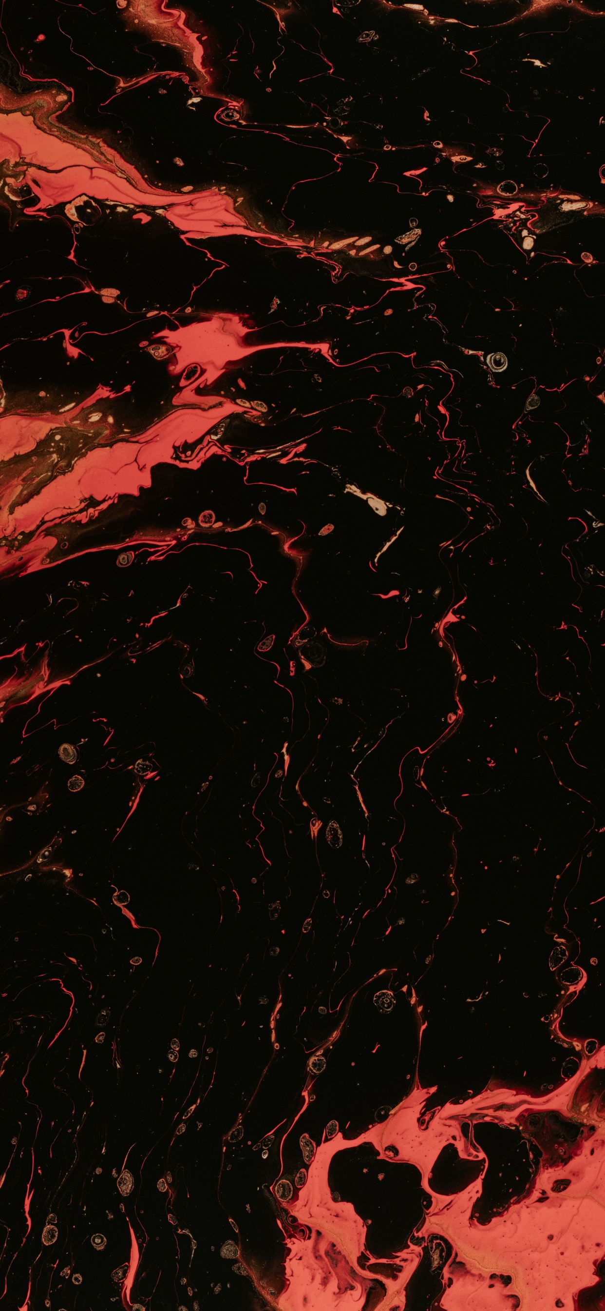 Peinture Abstraite Rouge et Noire. Wallpaper in 1242x2688 Resolution